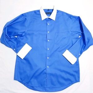 DONALD J TRUMP SIGNATURE Men DRESS SHIRT 17/34-35